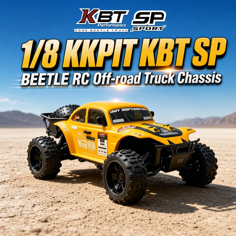 Hot 1/8 KKPIT KBT SP BEETLE Transparent Shell Remote Control Electric 4WD RC Desert Off-Road KIT Frame Truck High Speed Model