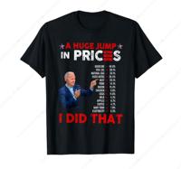 Funny Joe Biden I Did That Tshirt Cotton Short Sleeves Casual Crew Neck T-shirt for Men Daily Outdoor Shirts Tee Top Man Clothes