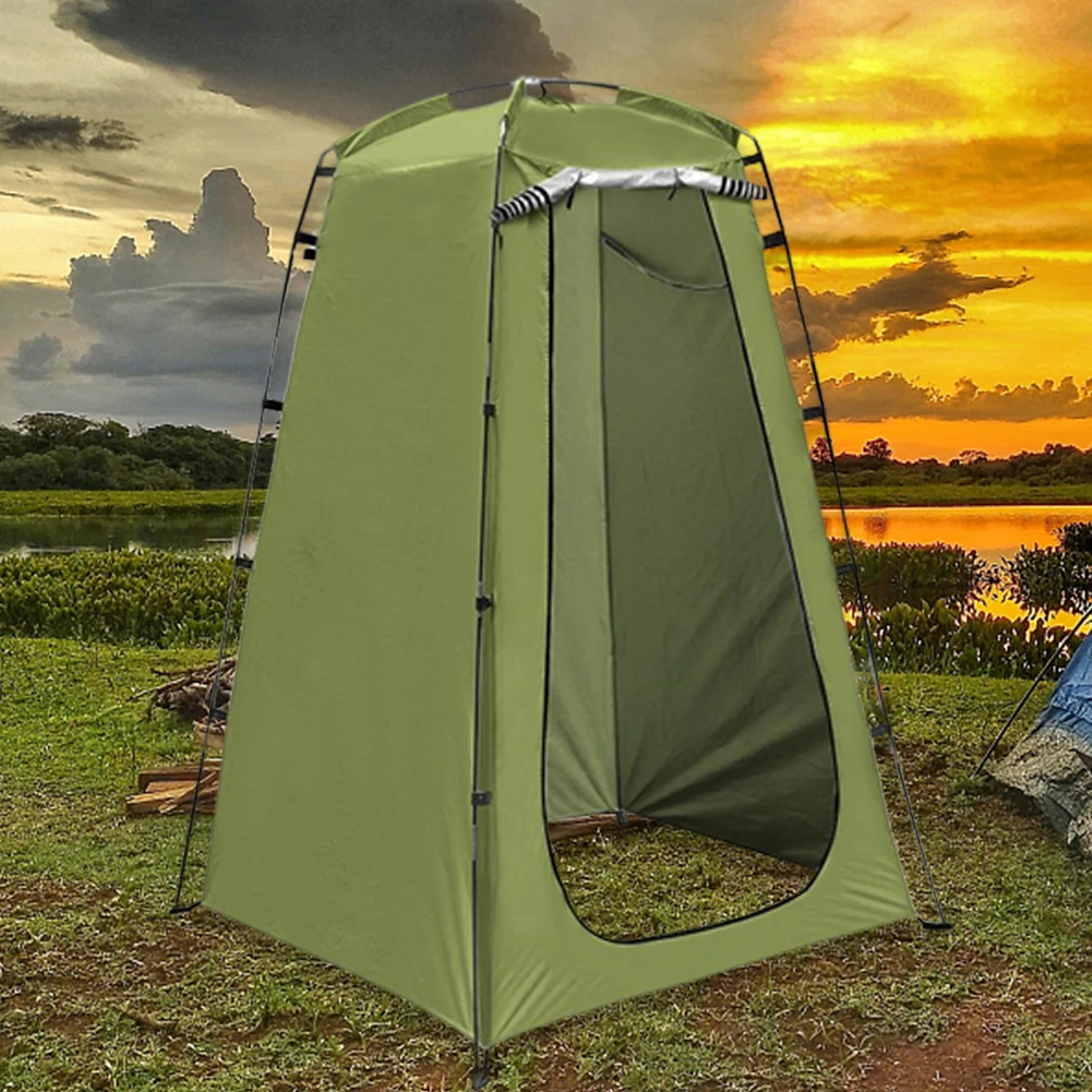 Portable Outdoor Camping Tent Shower Tent Simple Bath Cover Changing Fitting Room Tent Mobile Toilet Fishing Photography Tent