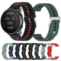 22mm Silicone Strap for Suunto 9 Peak Smart Watch Band for Realme Watch 3 2 S/S Pro