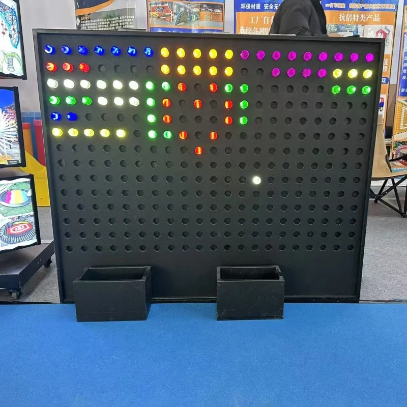 Block Game Play Props Interactive Game Luminous Wall Colorful Luminous Sticks  Trick Stick Game