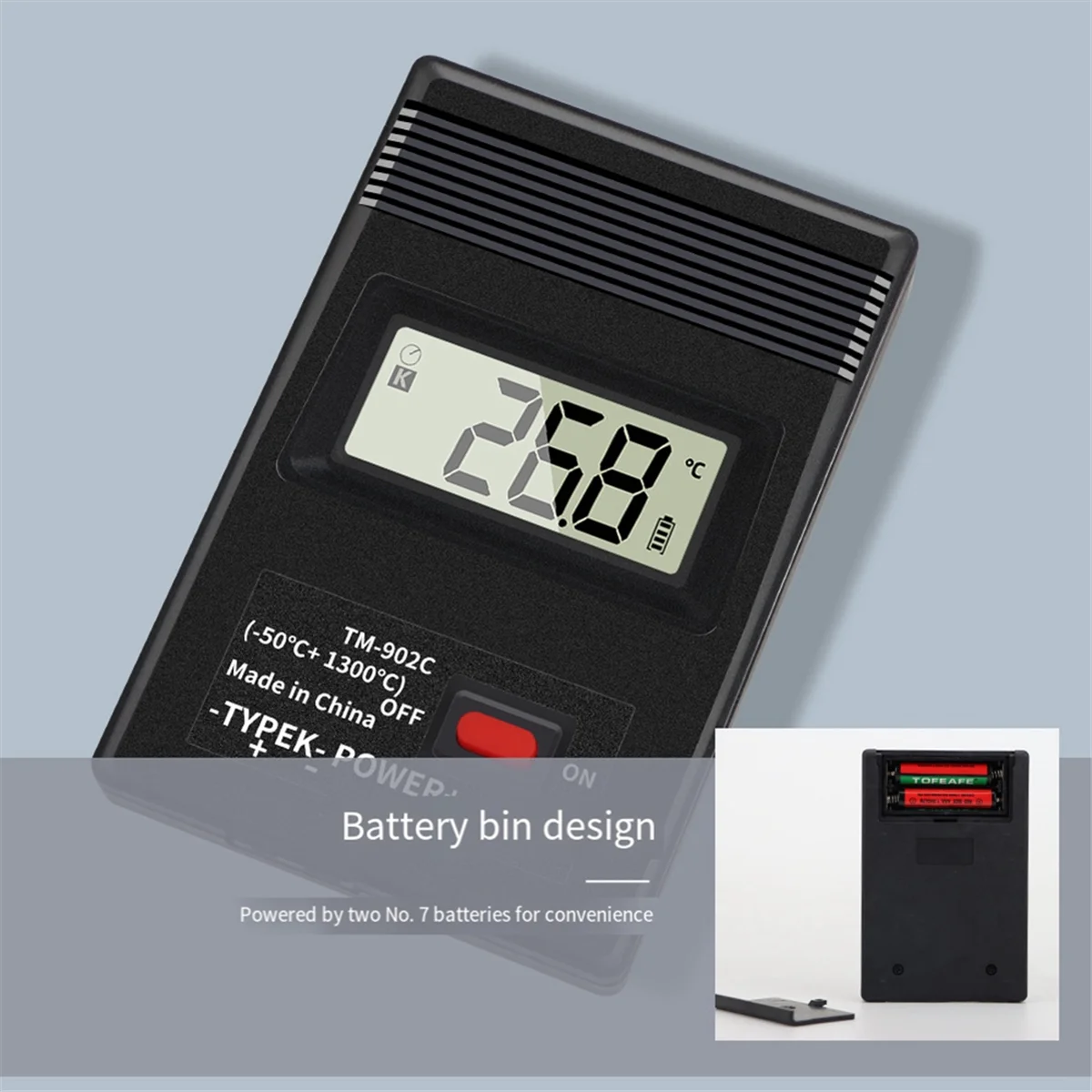 TM-902C K Type Digital LCD Temperature Detector -50℃ to 1300℃ Thermometer Industrial Thermodetector Meter