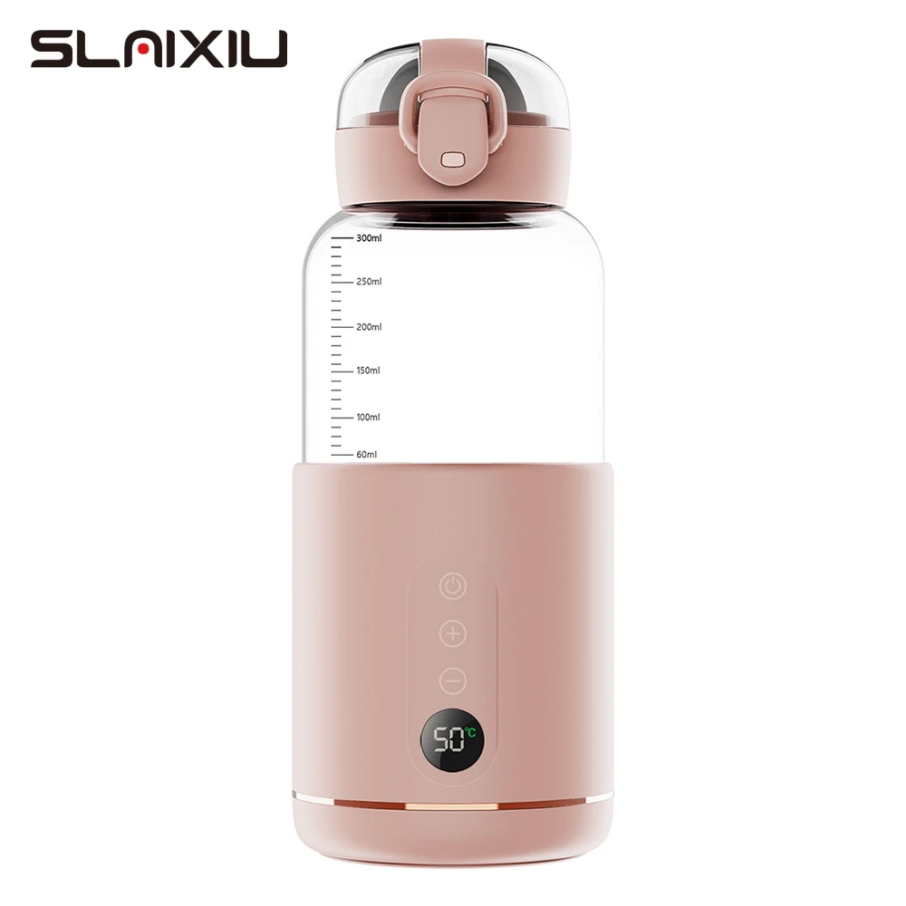 Usb Melk Water Warmer Voor Baby Formule 300Ml Capaciteit Nauwkeurige Temperatuurregeling Ingebouwde Batterij Draadloze Instant Water Warmer