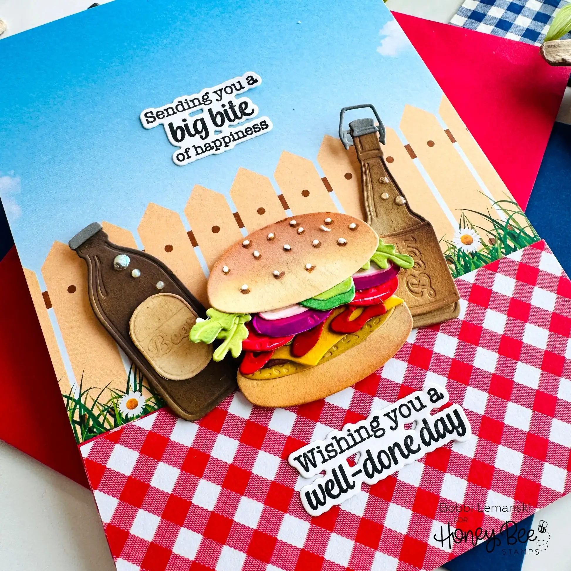 2026 Summer Citrus Picnic Blanket Table Hamburger Metal Cutting Dies Clear Stamps Stencil For DIY Decorating Scrapbook Paper - view 5