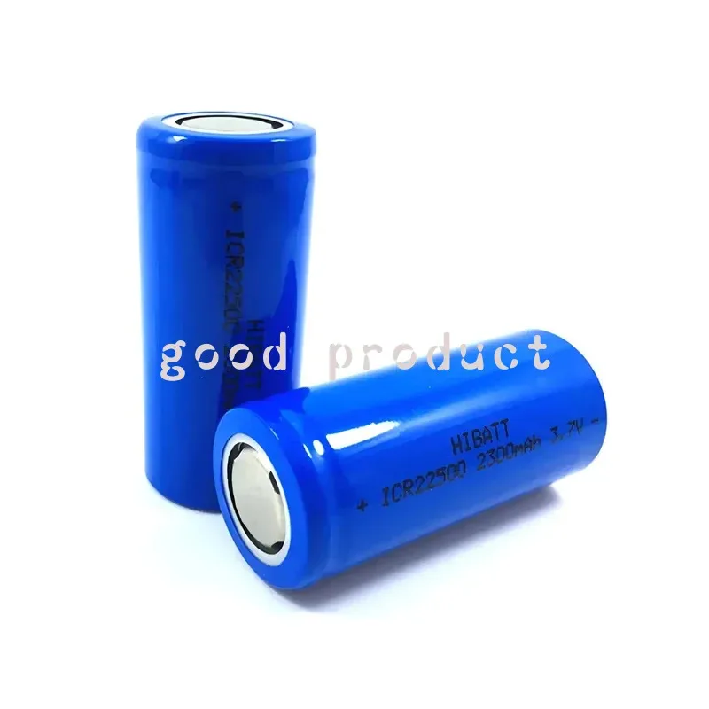 2-6PCS 22500 3.7V Rechargeable lithium ion battery icr22500 li-ion cell baterias 2300MAH for flashlight electric razor shaver