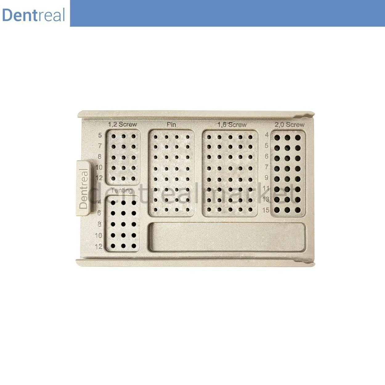 Dentreal Bone Screw Box - Tenting Screw Box - Screw Sterilization Box