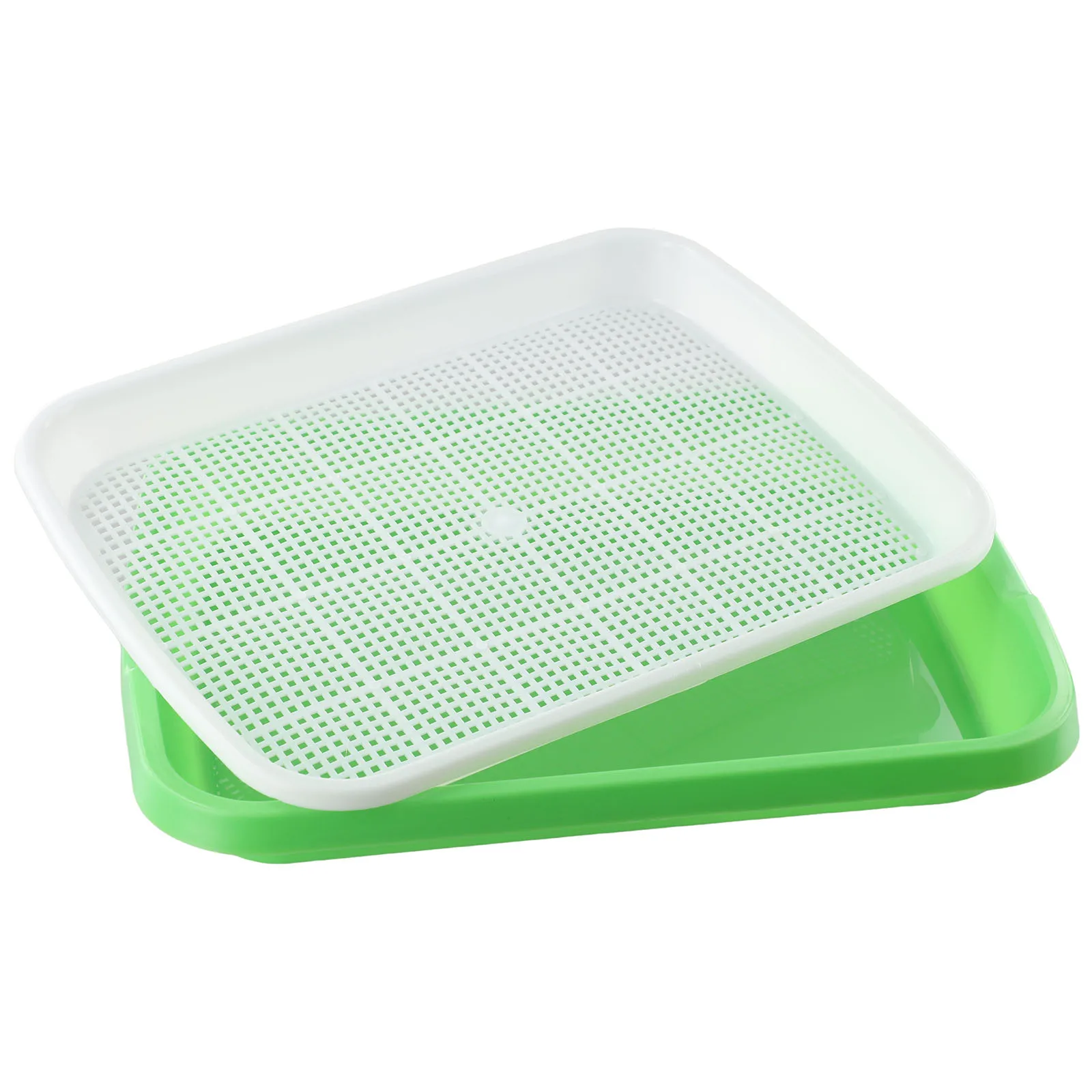 Tray Nursery Pots Vegetables 1 Set Plate Soybean Sprouter Double Layer Garden Germination Grow Basket Microgreens