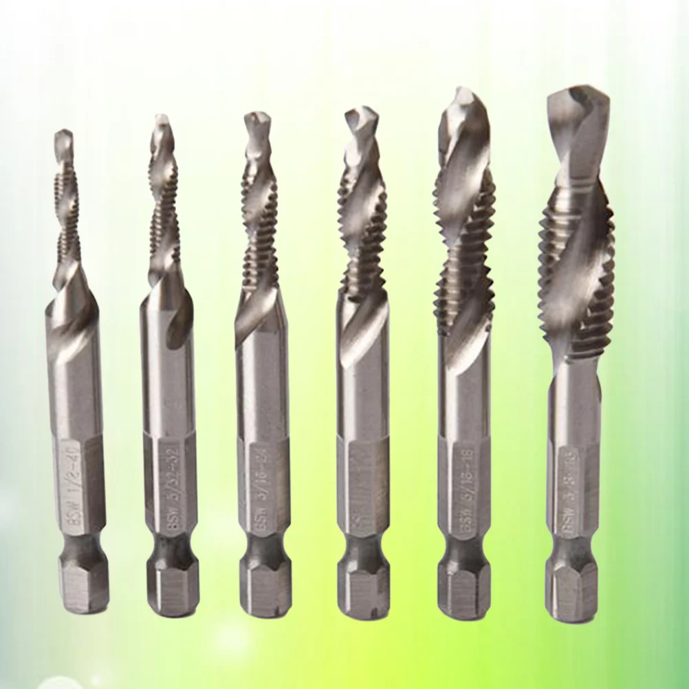 

6Pcs High Speed Steel Drill Bit Set 3Mm 4Mm 5Mm 6Mm 8Mm 10Mm Industrial Hss Stub Drill Bits for Tough Material DIY Engineering