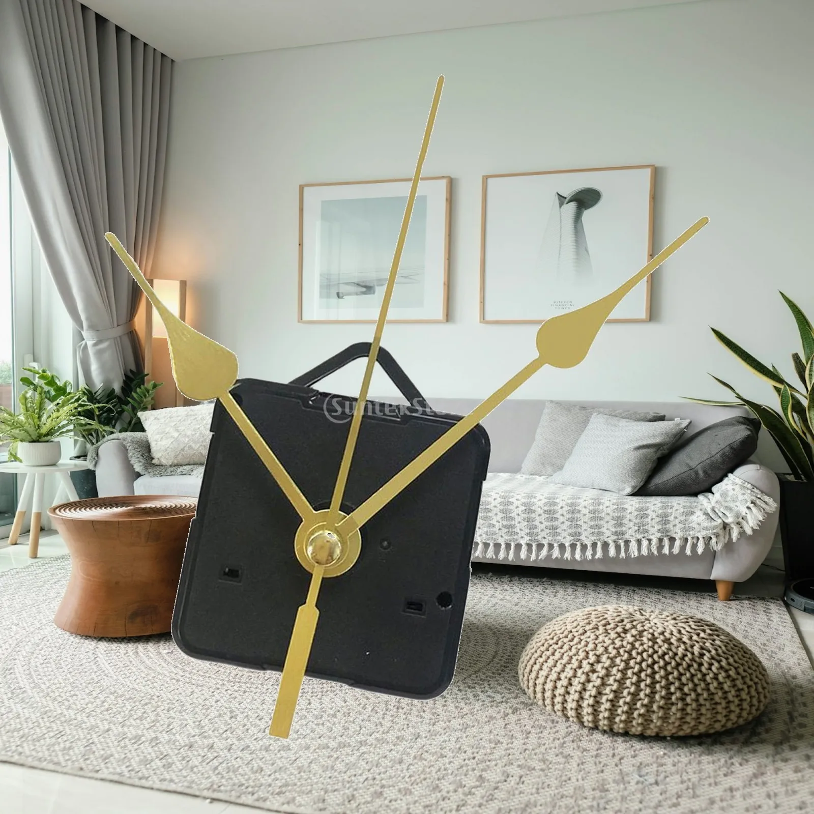 Clock Movement High Precision Repair Parts Sweep Mechanism DIY Kit for Home Office Clock Restoration