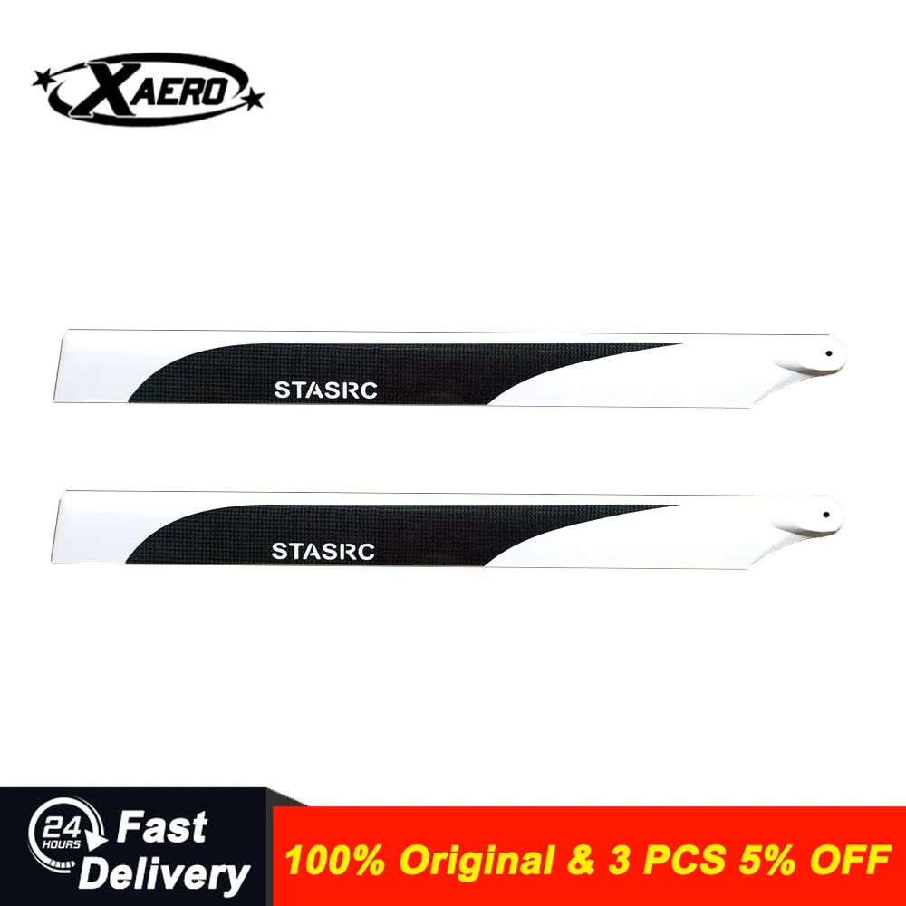 

XAERO AH-009 325mm Carbon Fiber Main Rotor Blades for Align T-REX 450 450L 450 Pro DFC Helicopter RC Parts