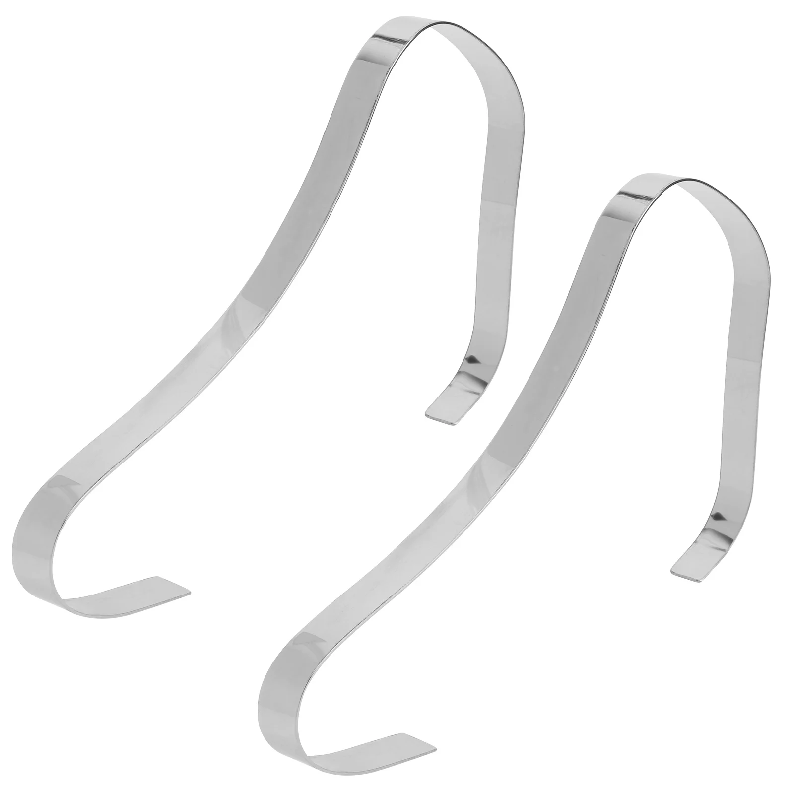 

2pcs Shoes Display Support Stainless Steel Sandals Boots Holder Lightweight Storage Rack for Home Hotel Shop Retail