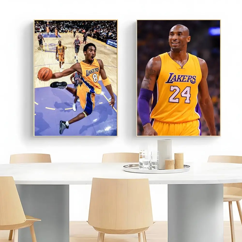 Basketball Legend K-Kobe Bryant Poster Wall Art Print Decorative Mural Home Decor Gift Unframed