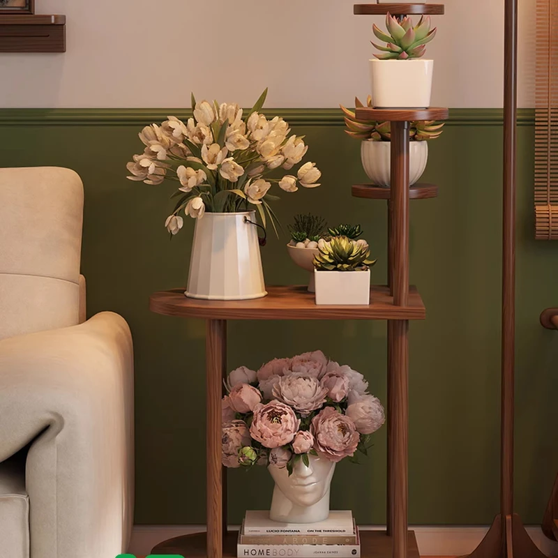 

Flower shelves, multi-layer balcony shelves