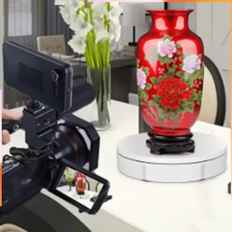

A92Z Electric Rotating Display Stand Video Filming Platform Item Display Rack US Plug