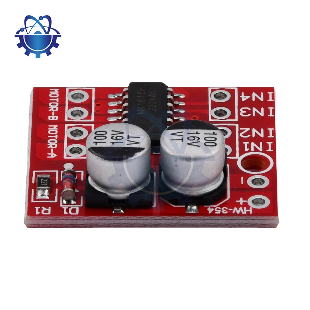 MX1508 DC Dual Circuit Motor Drive Board Module DC 2V-10V 1.5APWM Speed Motor Driver L298N Mini Controller Board