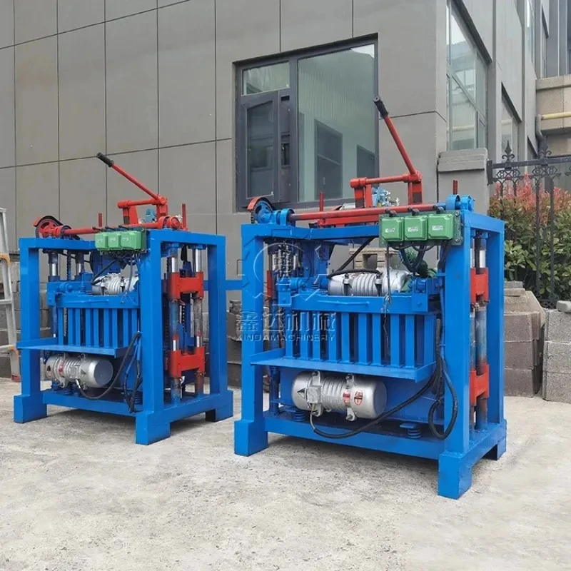 AR4- Cement Making hine Easy to Operate Hollow Small Paving Brick B Concrete Hydraulic Construction