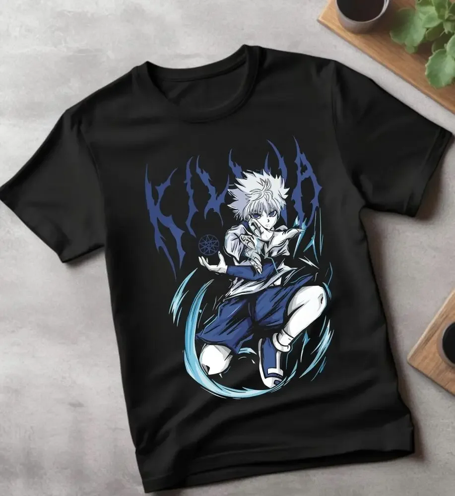 Killua Shirt Hunter X Hunter Tshirt HXH T-Shirt Gon Anime Hisoka Meruem Hisoka