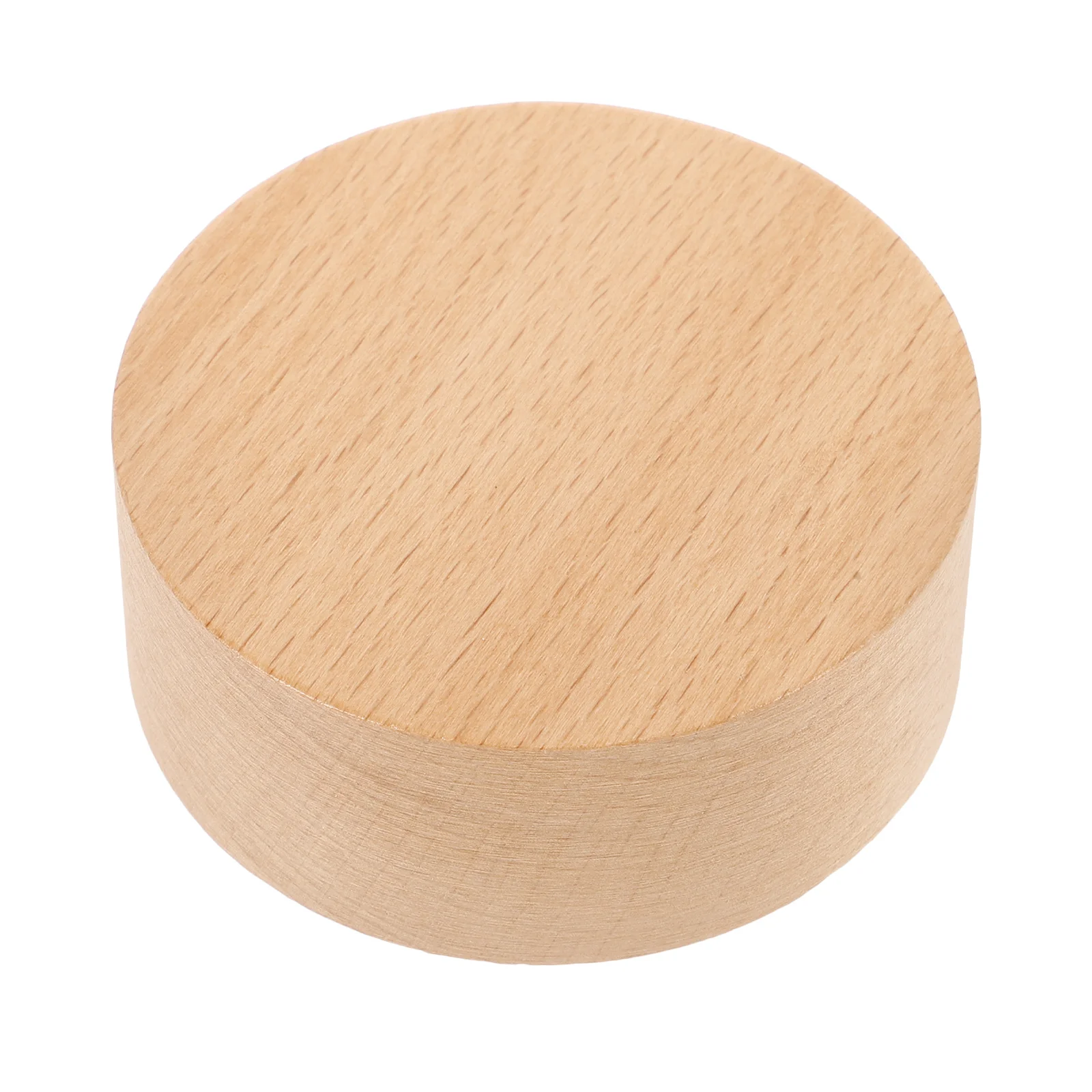 

1pcs Base Round-Shaped Music Box Base Compact Lightweight Round Diy Music Box Accessory Craft Home Decor Wedding Party