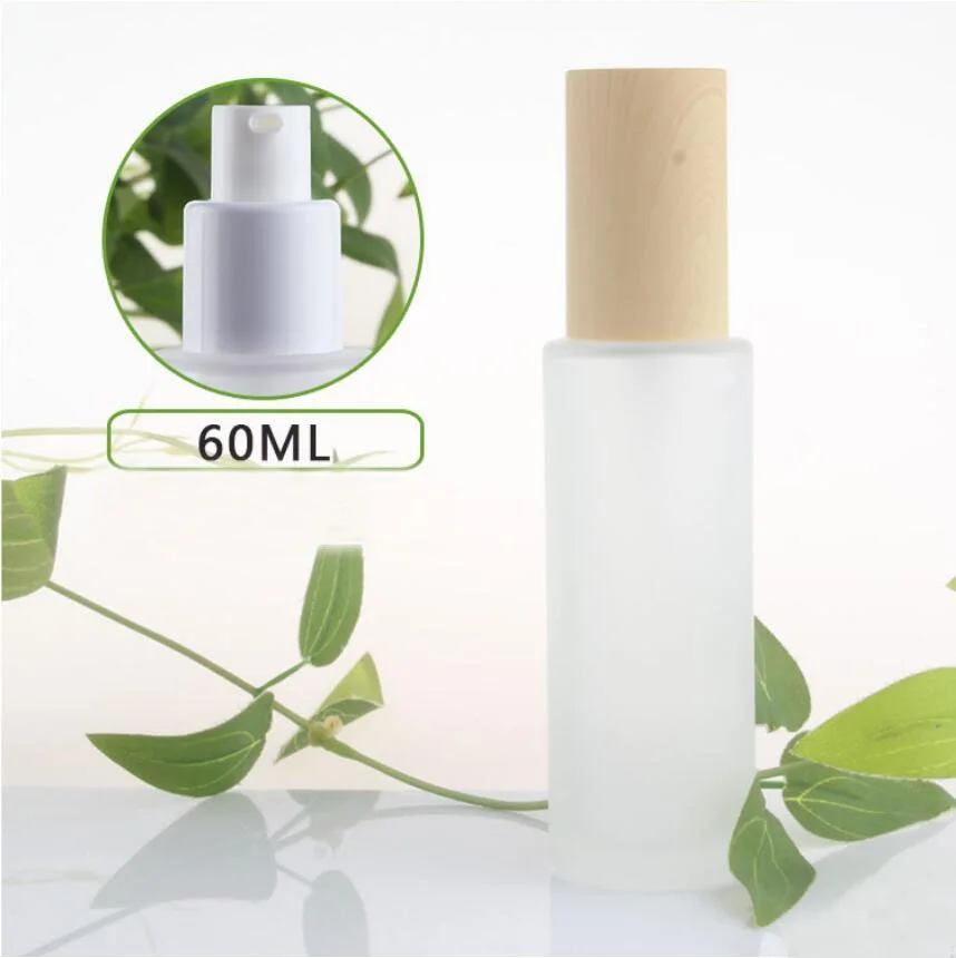 60ml frosted/green/blue/white glass bottle serum/lotion/emulsion/foundation moisture toner essence skin care  cosmetic packing