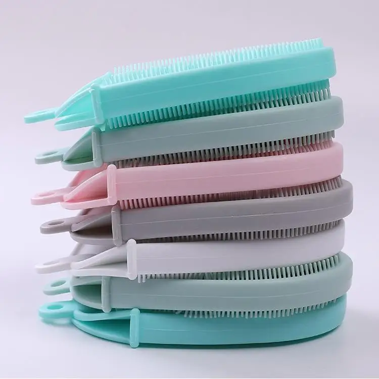 

Силиконовая массажная щетка для душа, мытья волос и лица, скраб-мочалка для ежедневного домашнего использования от ABEYINUOR