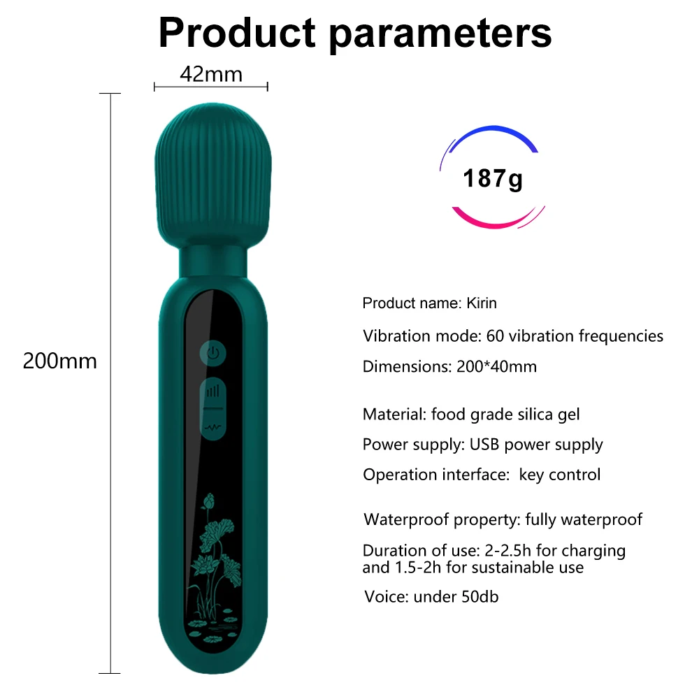 Upscale AV Vibrator for Women Magic Wand Clitoris Stimulator Powerful Silicone Female Massager USB Rechargeable Sex Toy