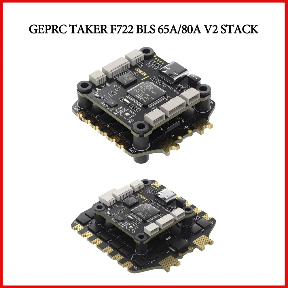 

GEPRC TAKER F722 BLS 65A/80A V2 STACK for RC Plane Electronic Chip Accessories with TAKER F722 Flight Controller