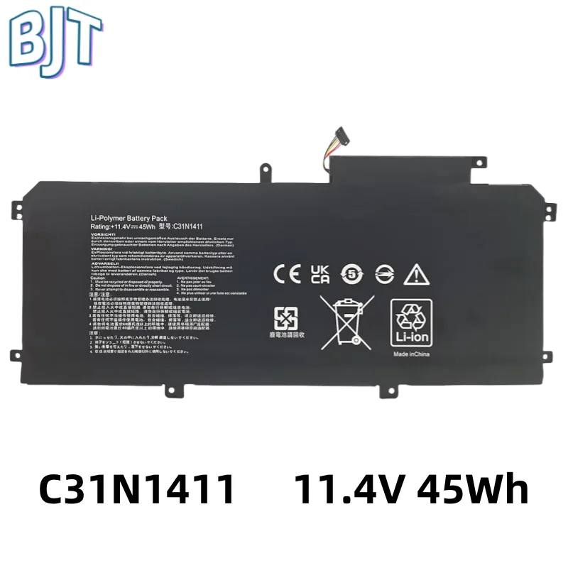 

New 11.4V 45WH C31N1411 Laptop Battery For Asus Zenbook UX305 UX305L UX305F UX305C UX305CA UX305FA U305F U305FA U305L Lithium