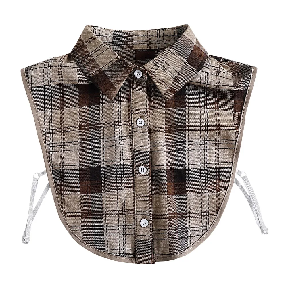 Fake Shirt Collar Reusable For Collar For Fall Outfits Detachable Cotton Half Insert Blouse Faux Women