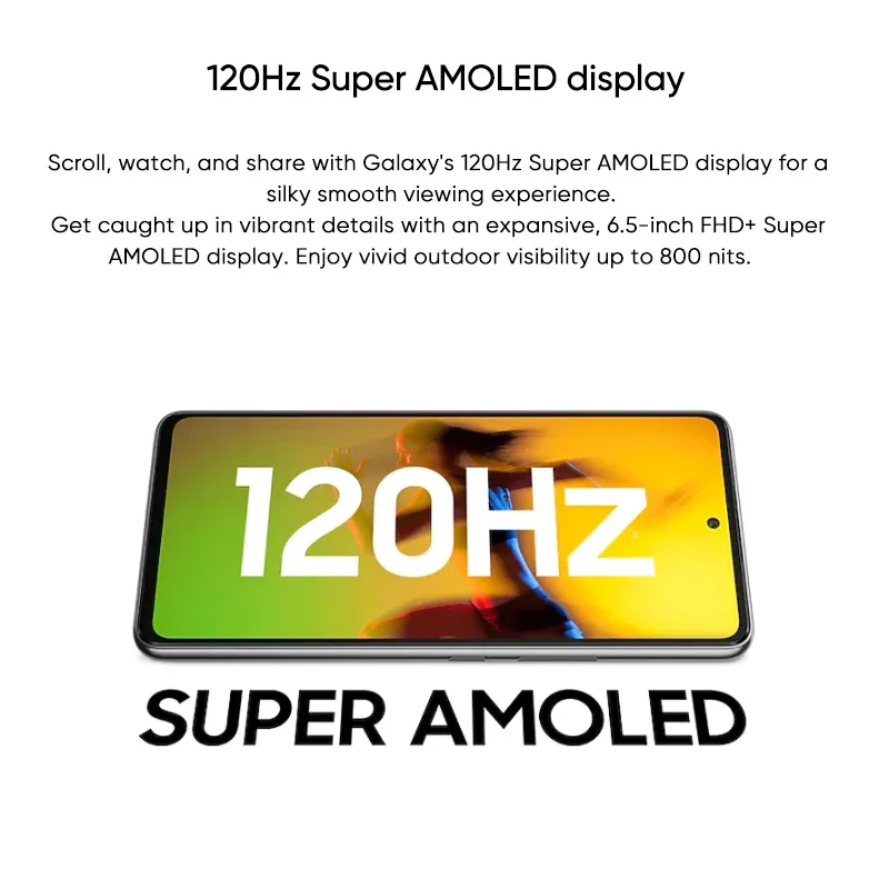 В наличии Galaxy A53 Смартфон Android Exynos 1280 Octa-core 120Hz Super AMOLED 500