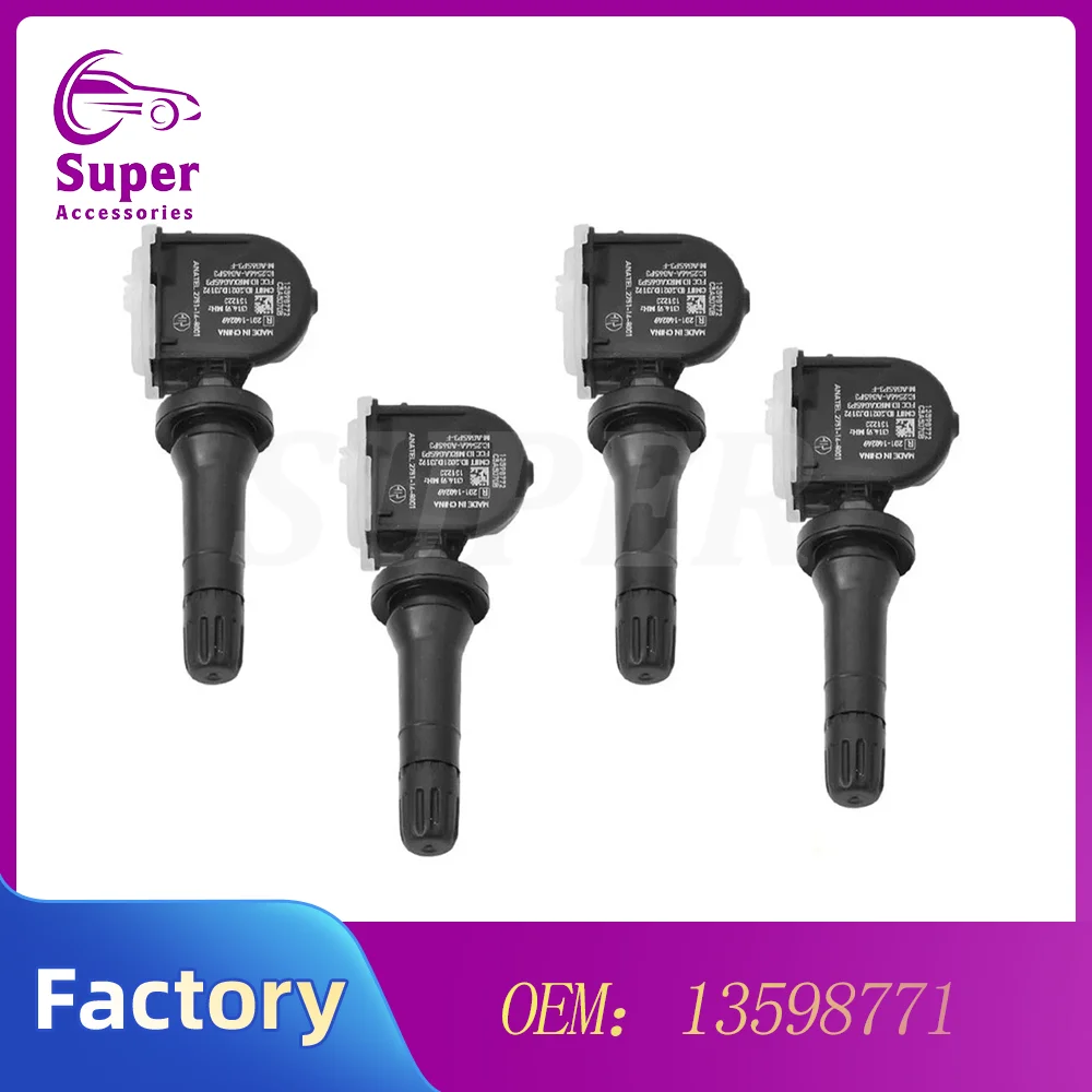 

1/4Pcs 13540604 315MHz Tire Pressure Sensor For Chevrolet Blazer Bolt Camaro Caprice Cruze Equinox Car TPMS 13598771 13516164