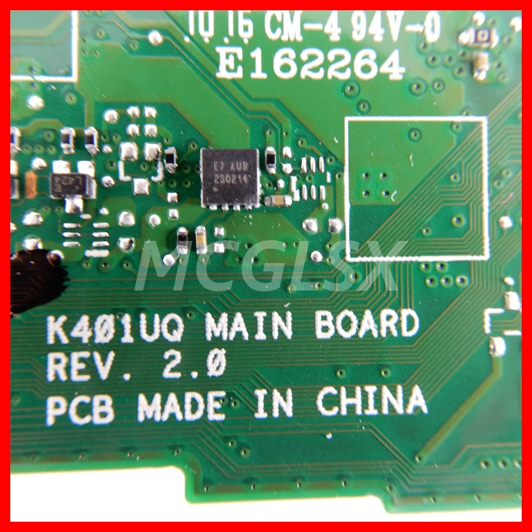 Imagem -04 - Placa-mãe Portátil para Asus K401uq K401u A401u K401uqk A401uq V401u Placa-mãe com i5 I76th Cpu Gt940m-v2g Gpu 4gb de Ram