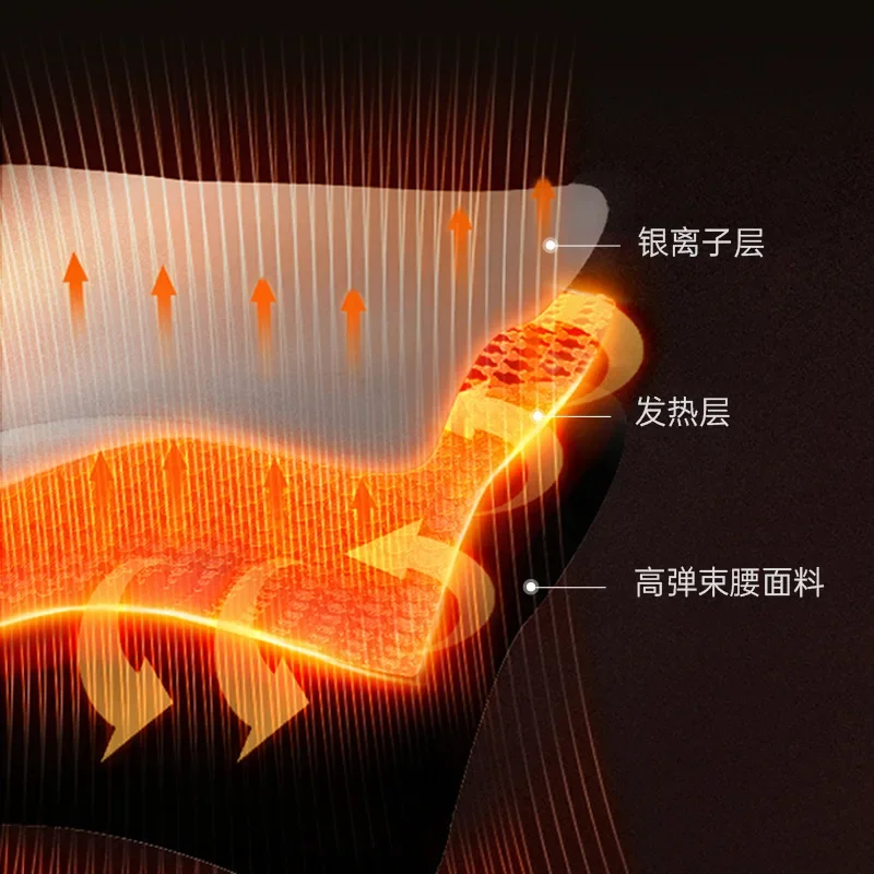 EMS Waist and Abdomen Massager, Hot Compress, Sweat, Shaping Tool, Household Electric Heating Belt Fitness Device Body Building