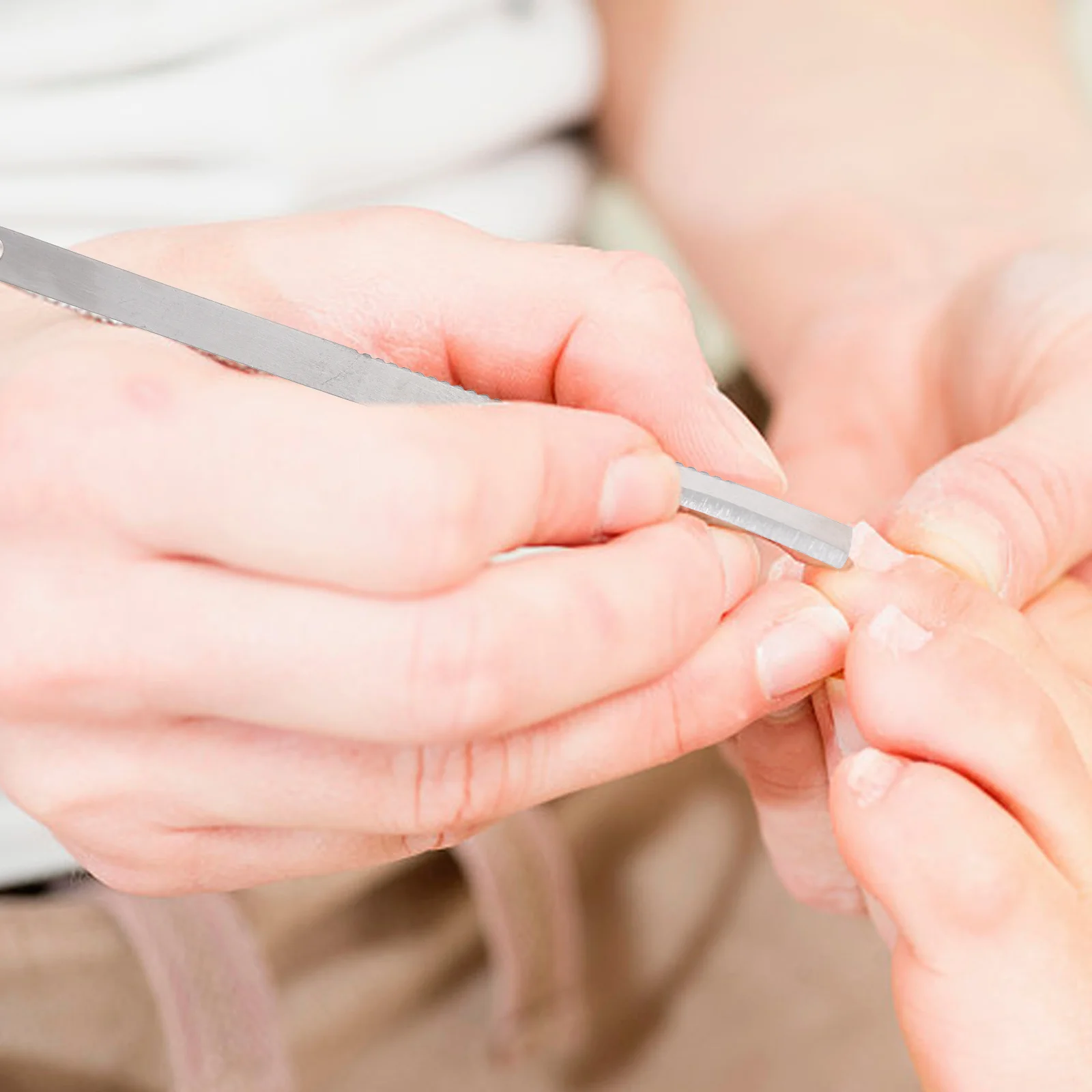 10Pcs Portable Foot Scraper Stainless Steel Heel Scarper Multi-Functional Nail Trimming Tool for Daily Pedicure Needs