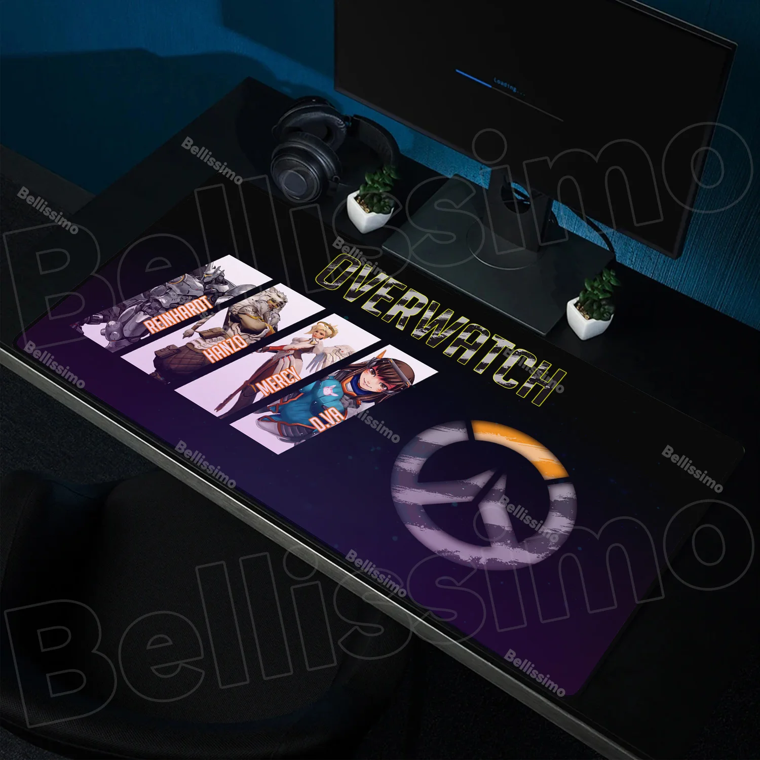 Large Overwatch PC Gamer Cabinet Mouse Pad Cute Pink Keyboard expansion pad Laptop Gaming Accessories Desk Mat Kawaii HD Carpet