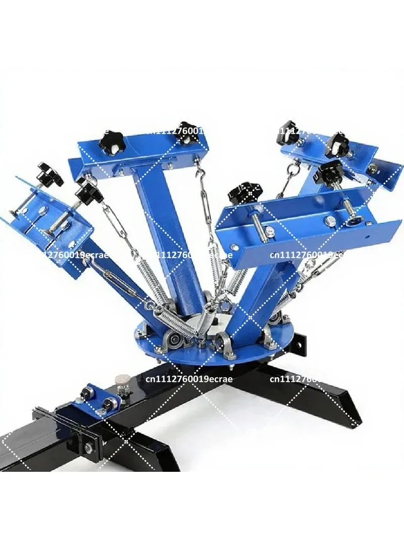 1 Station 4-Color DIY Silk Screen Printing Press Machine for T-Shirt Customization Home Craft & Art Supplies