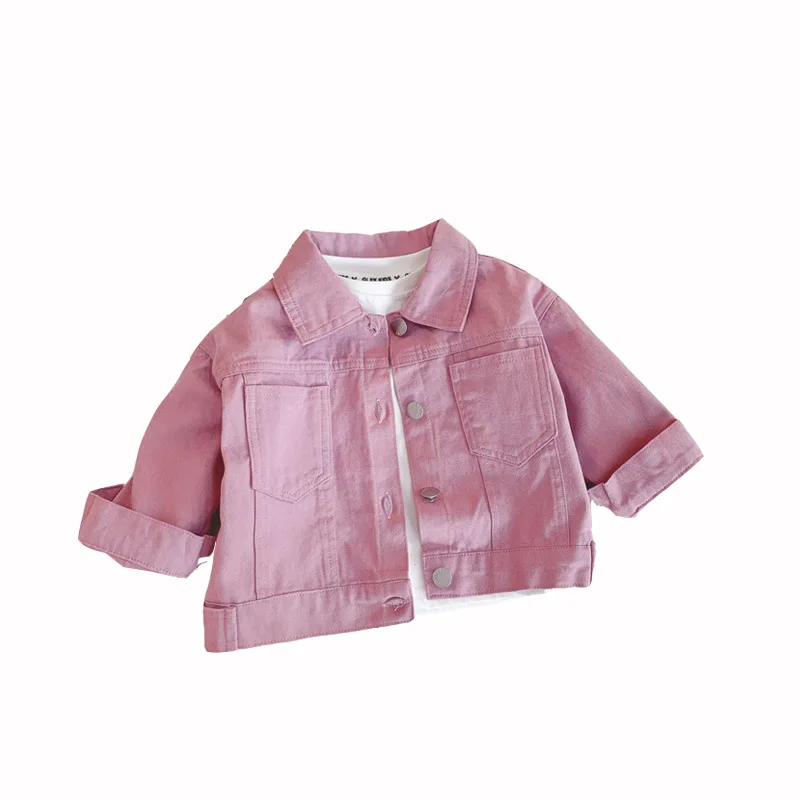 Boys Coat Jacket Cotton Outerwear Overcoat 2023 Pink Spring Autumn High Quality  Children's Warm Clothing