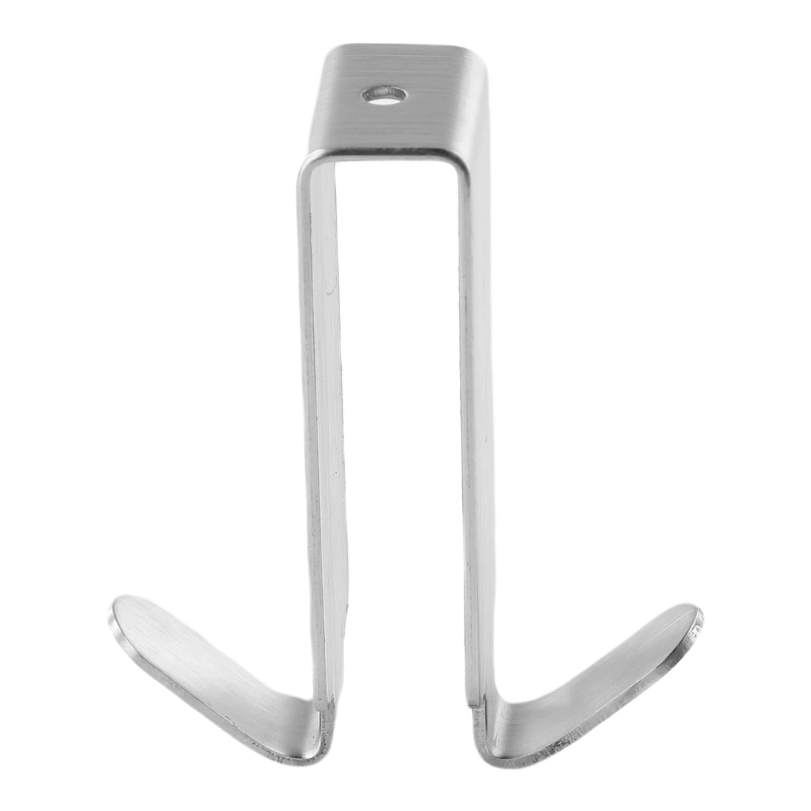 Towel Hook Hook Home Accessories Wall Hooks Bathroom Accessories Silver Simple Design 7*2.6cm Short Double Hook