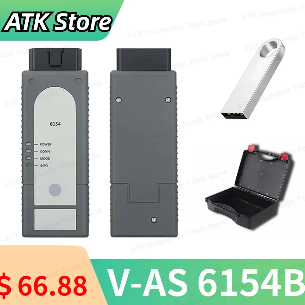 

Auto Diagnostic Tool Top WiFi V-A-S 6154B V1.6.6 Support CD Software 6.2 Engineering-E V12 For V-A-G 6154 1.66 win7