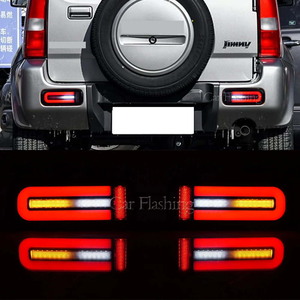 Car LED Tail Light Taillight For Suzuki Jimny JB43 2007-2017 Rear