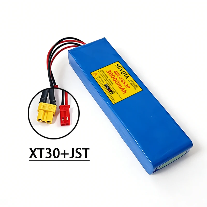 48V-13S2P 36000mAh new18650 lithiumbatterijpakket met ingebouwde 13S2P BMS-beschermingsplaat geschikt voor elektrische scooterbatterijen