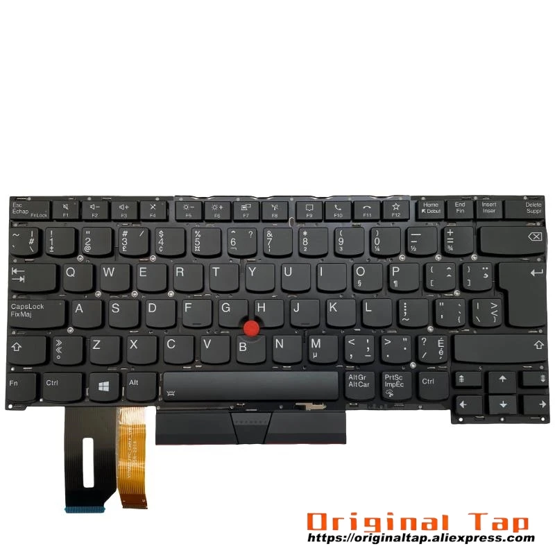 CFB Canadian French Backlit Keyboard for Lenovo Thinkpad P1 Gen 3 X1 Extreme 3rd SN20W85565 SN20W85529