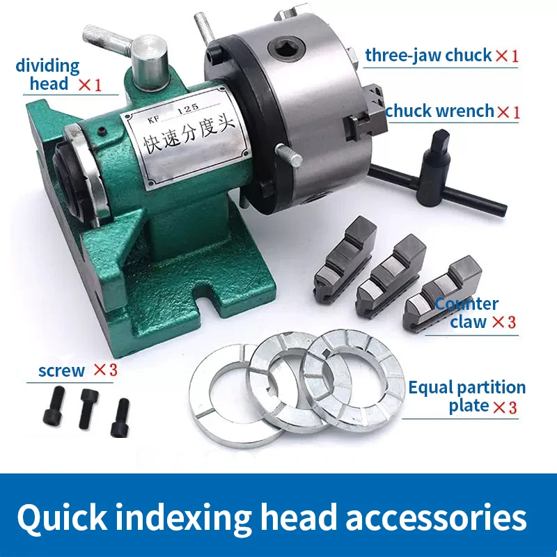 Simple Dividing Head Milling Machine Small Universal Drilling Machine Vertical and Horizontal Dual-purpose Indexing Plate