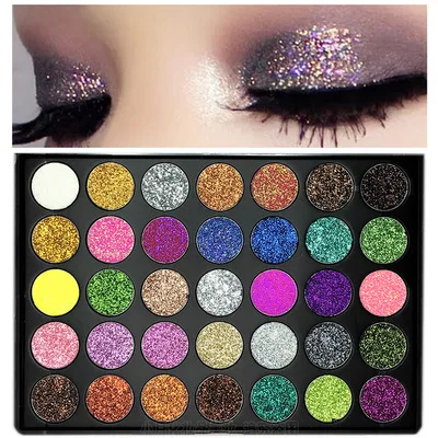 35 color sequins stage makeup children\'s eye shadow shining pearl eye shadow