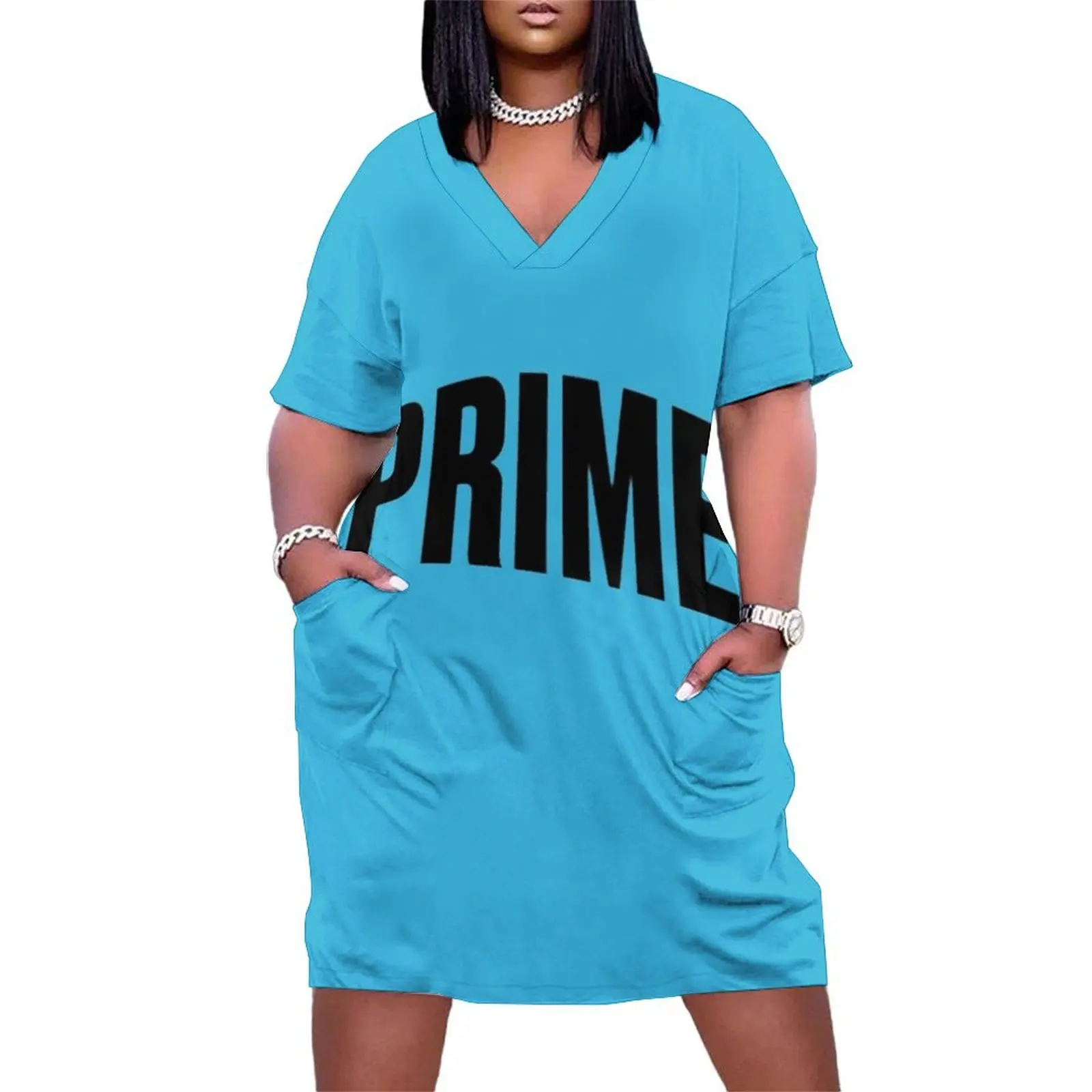 

Prime Loose Pocket Dress ladies dresses for special occasion women's clothing korea stylish
