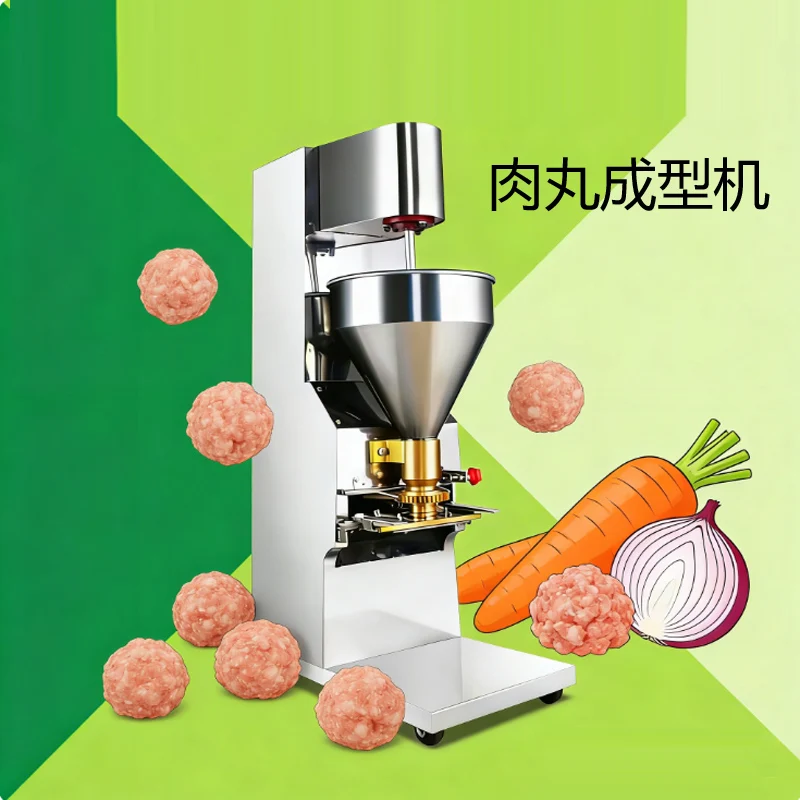 

Машина для формования фрикаделек из нержавеющей стали FIsh Ball Овощная машина для изготовления фрикаделек Гранулятор Кухонное оборудование Коммерческое 1100 Вт