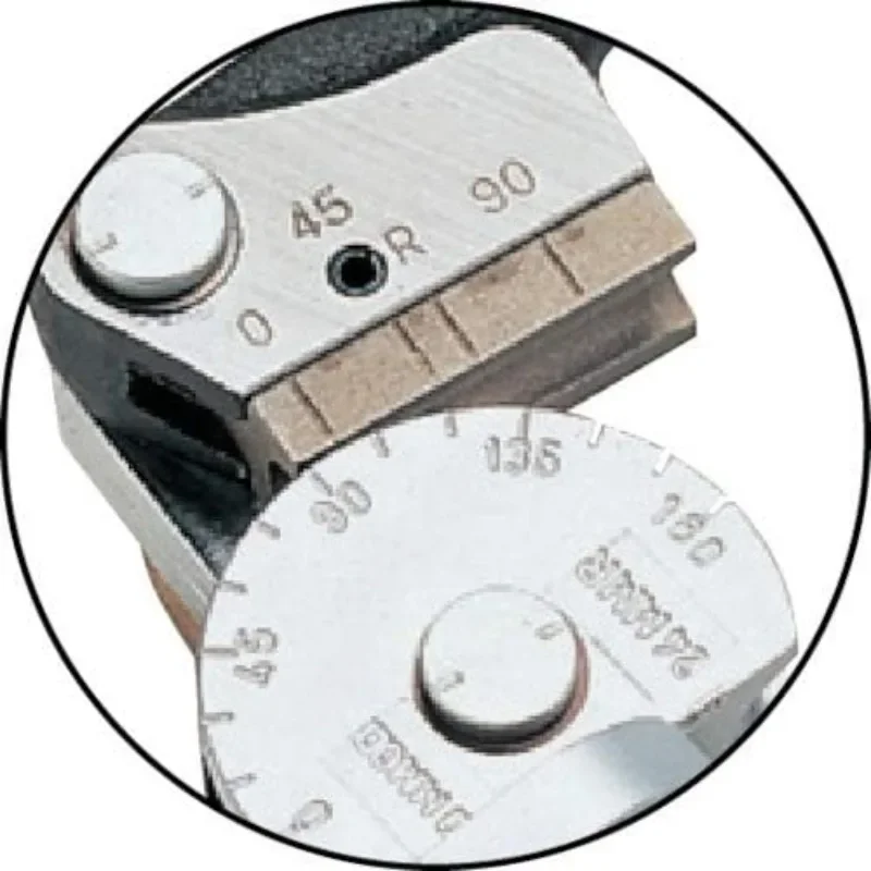 403 Instrumenten bieger, 1/2-Zoll-Rohrbieger für Biegungen bis 3/16 Grad, Rohr bieger, schwarz/silber, klein