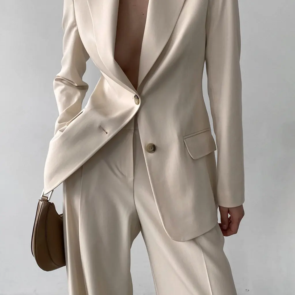 

Женский комплект из двух предметов в стиле ретро, простая пригородная одежда, осень-зима, новый европейско-американский продвинутый стиль