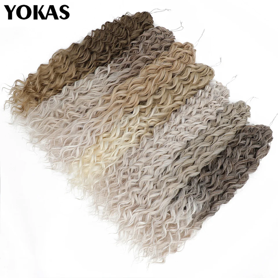 

24 Inches Synthetic Crochet Hair Extensions For Afro Women Jessica Curl Braiding Hair For Braids New Color Curly Hair Extensions