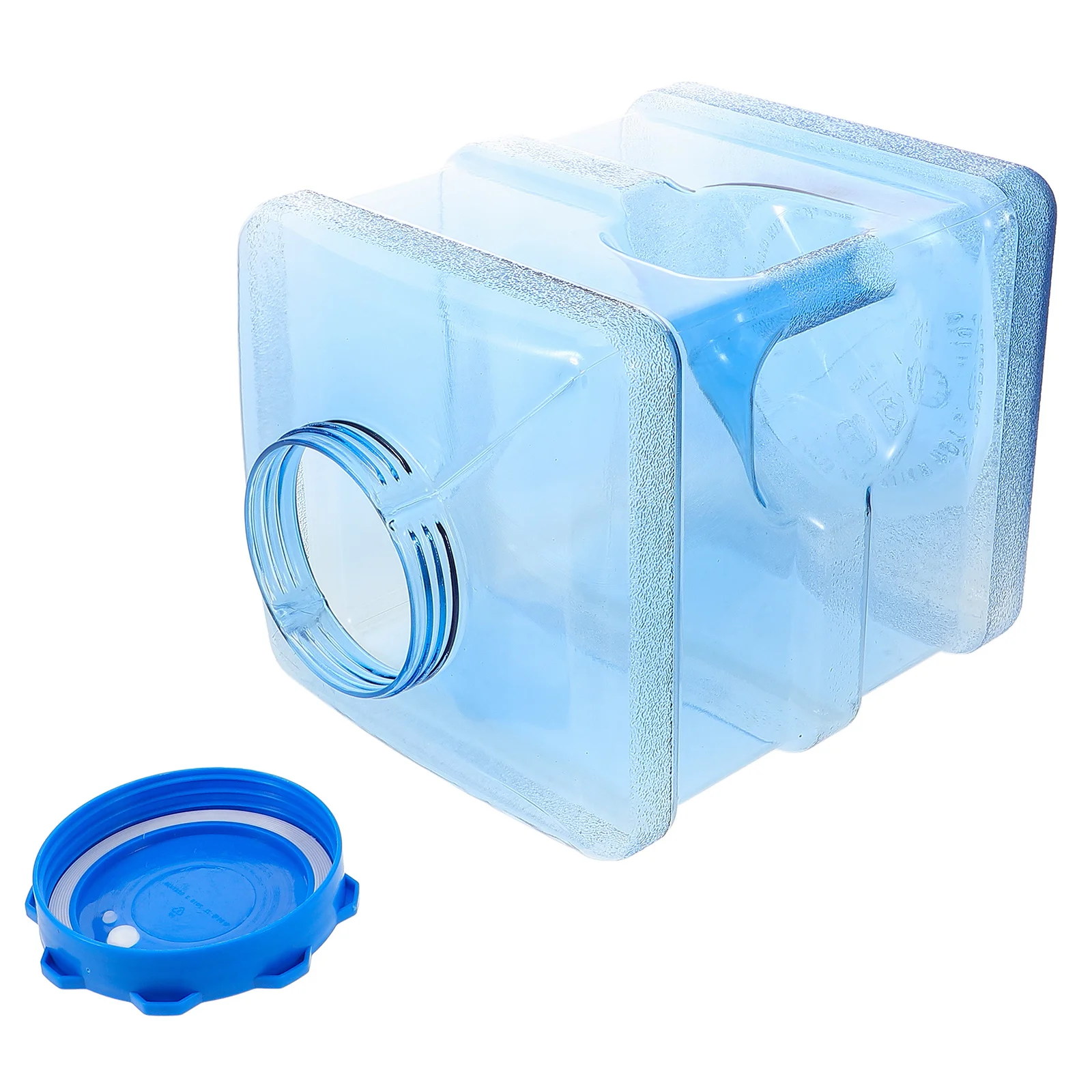 

10L Water Storage Bucket Large Capacity Portable Handle for Camping Outdoor Activities Leakproof Heavy Duty PVC Pc Material