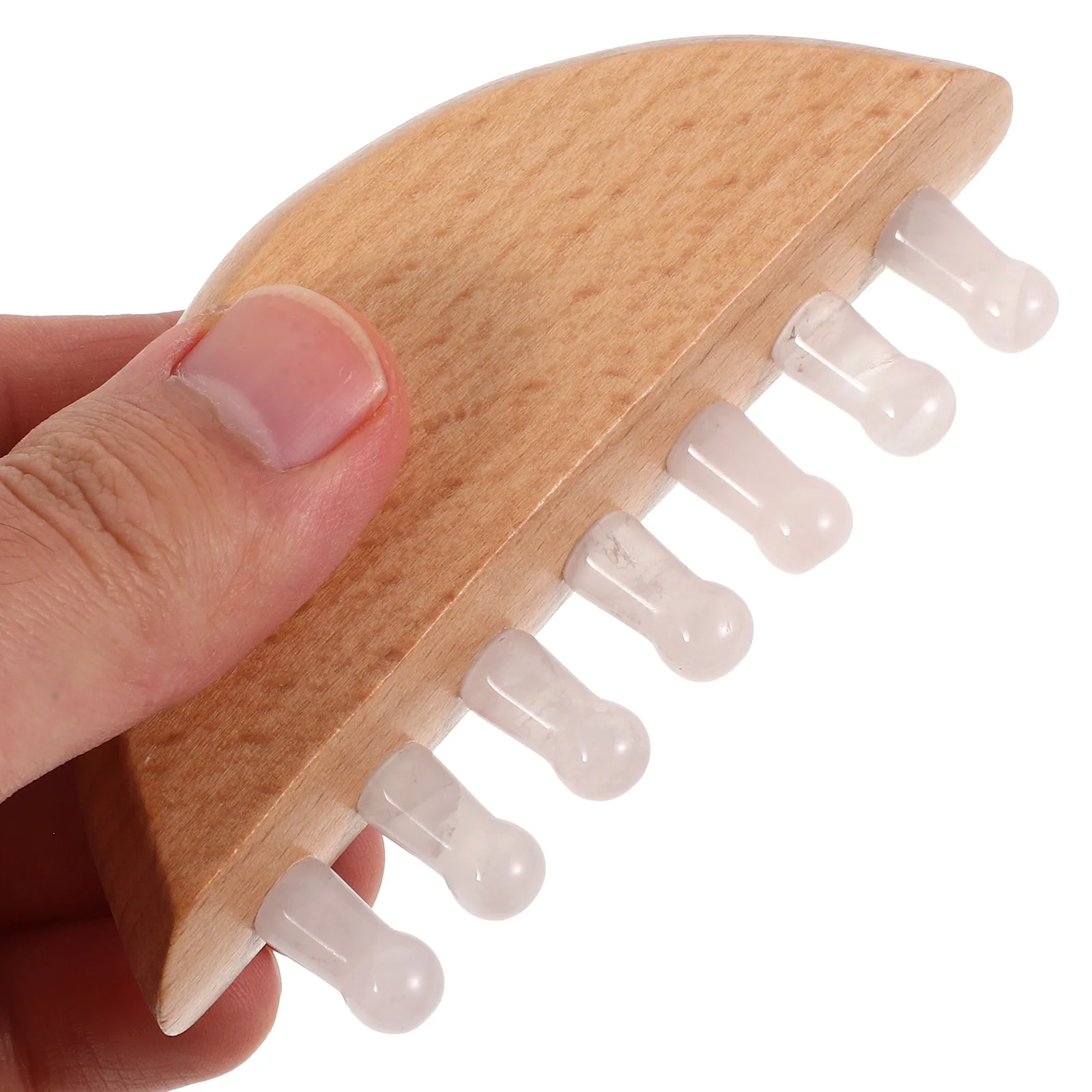 

Natural Wooden Massage Comb Anti-Static Wide Tooth Scalp Massager Portable Mini Hair Comb For Travel Home Detangler